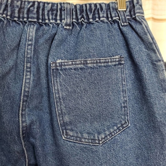 Bristol Blues Jean Shorts Mens Size 40 Vintage 90s Fold Over Cuffs Dad Denim - Picture 5 of 9